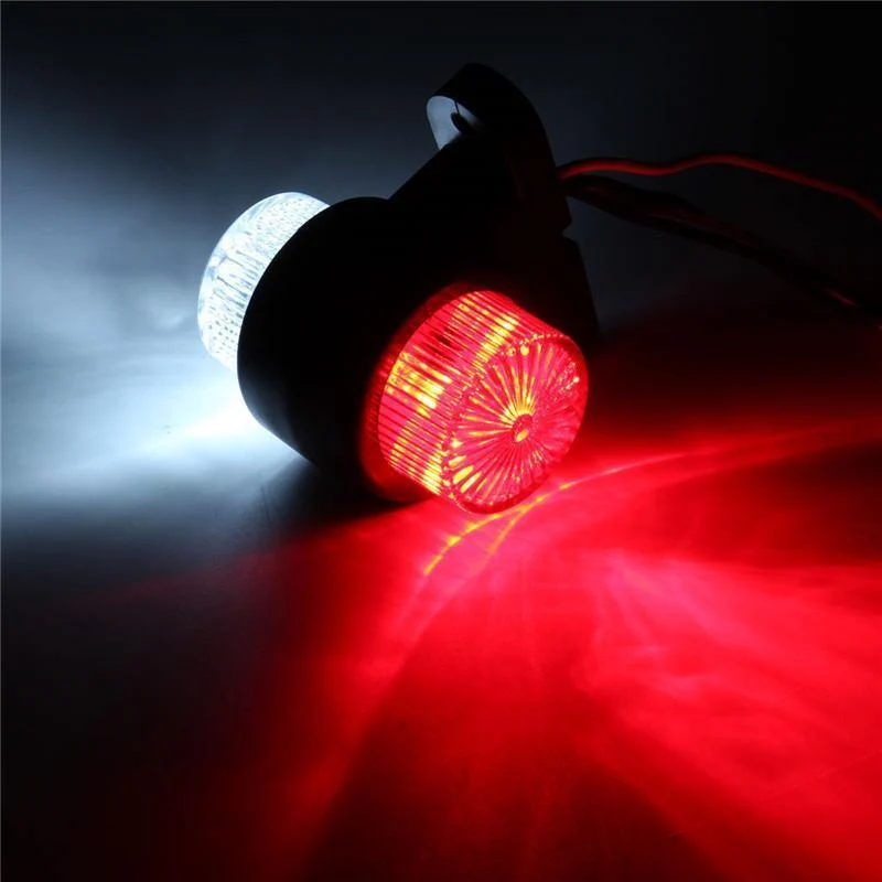 2 Stücke 8 LEDS Auto Lkw Hinten Schwanz Parken Licht Warnleuchten Stopp Signal Bremse Lampen Doppel Seiten Marker Anhänger Lichter 10-24V