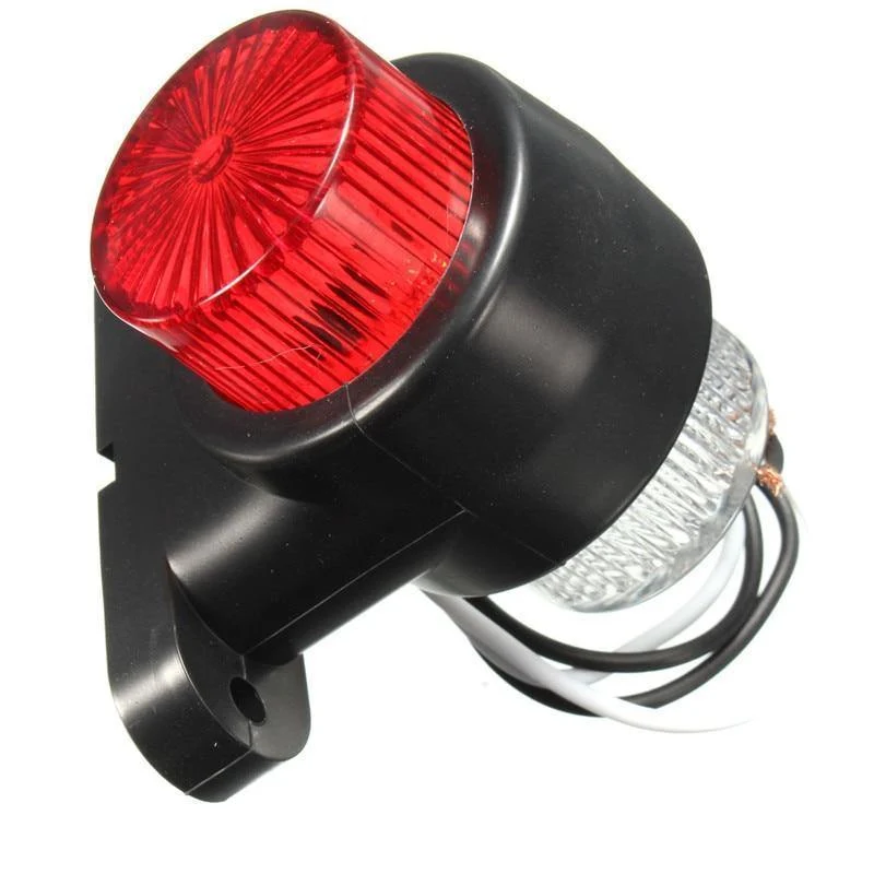 2 Stücke 8 LEDS Auto Lkw Hinten Schwanz Parken Licht Warnleuchten Stopp Signal Bremse Lampen Doppel Seiten Marker Anhänger Lichter 10-24V