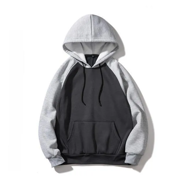 Streetwear Patchwork Hoodie Männer Hip Hop Hooded Solide Slim Fit Beiläufige Hoody Herren Hoodies Sweatshirts EU Größe