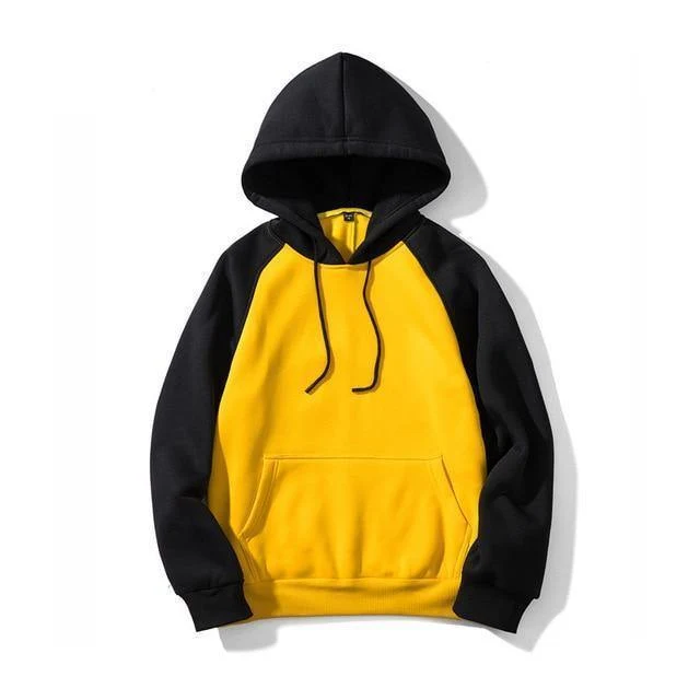 Streetwear Patchwork Hoodie Männer Hip Hop Hooded Solide Slim Fit Beiläufige Hoody Herren Hoodies Sweatshirts EU Größe