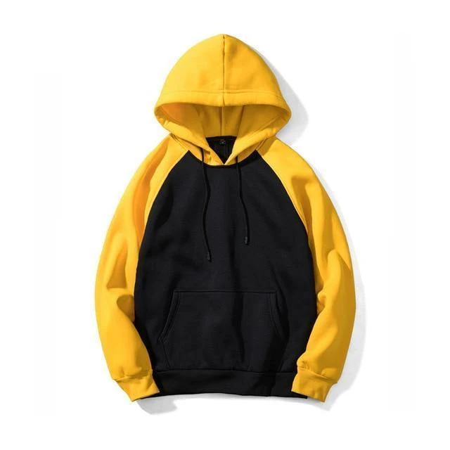 Streetwear Patchwork Hoodie Männer Hip Hop Hooded Solide Slim Fit Beiläufige Hoody Herren Hoodies Sweatshirts EU Größe
