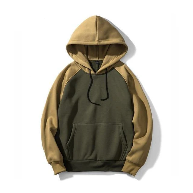 Streetwear Patchwork Hoodie Männer Hip Hop Hooded Solide Slim Fit Beiläufige Hoody Herren Hoodies Sweatshirts EU Größe