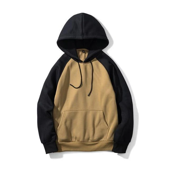 Streetwear Patchwork Hoodie Männer Hip Hop Hooded Solide Slim Fit Beiläufige Hoody Herren Hoodies Sweatshirts EU Größe