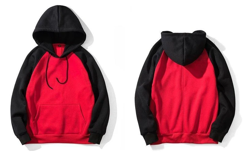 Streetwear Patchwork Hoodie Männer Hip Hop Hooded Solide Slim Fit Beiläufige Hoody Herren Hoodies Sweatshirts EU Größe