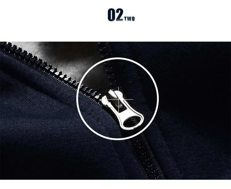 Männer Hoodies Lässige Wolle Winter Verdickt Warmer Mantel Männlicher Samt Männliche Sweatshirts Mantel Reißverschluss Strickjacke