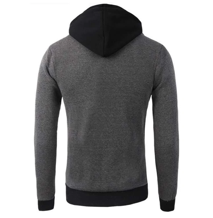 Mode Marke Hoodies Männer Casual Sportswear Männlichen Hoodies Zipper Langarm Sweatshirt Jacke Europäische größe