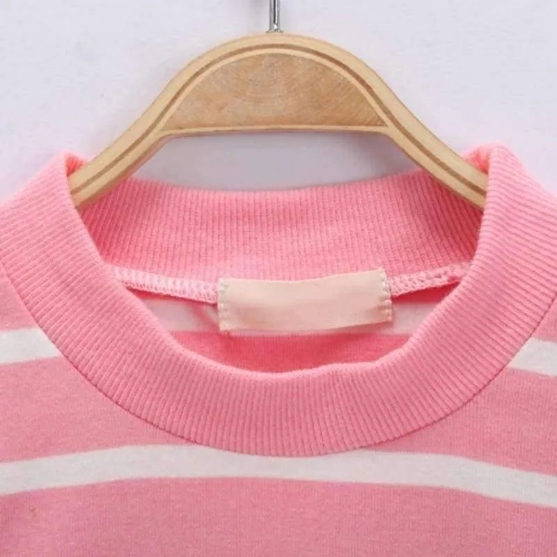 Herbst Winter Mädchen Kleidung Set Teenager Mädchen Kleidung Sets Streifen T-Shirt + Hose 2pcs Kinder Mädchen Sport Anzug Kinderkleidung
