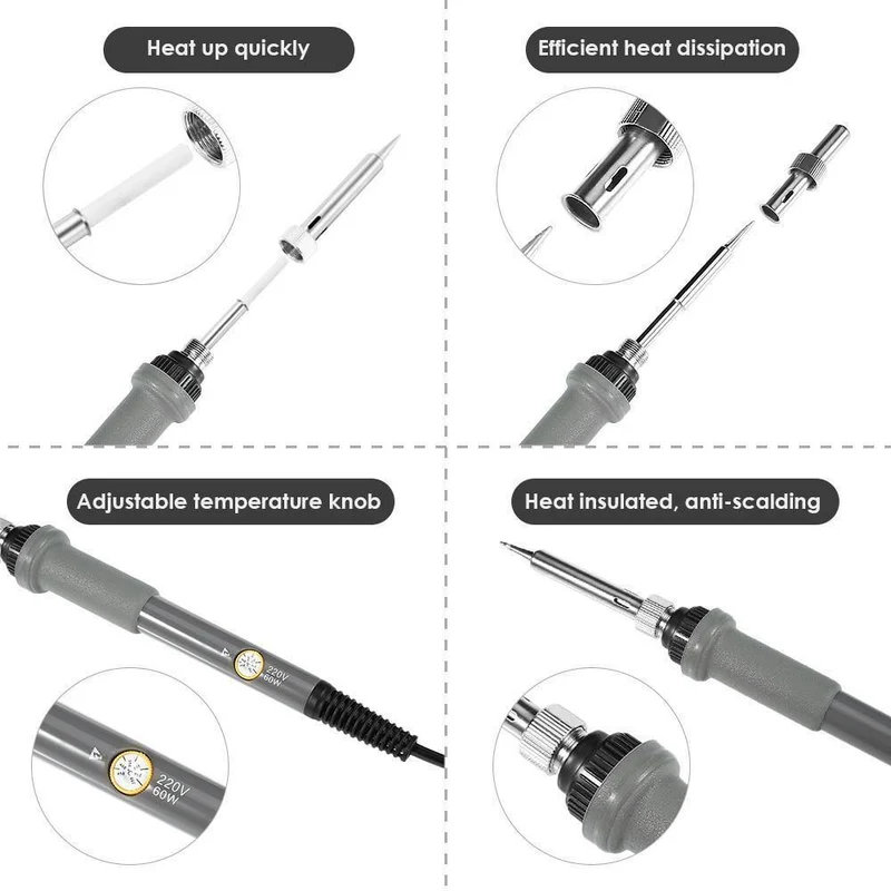 Multifunktionale Handy-Reparatur-Werkzeuge, Lötkolben-Set, einstellbare Temperatur, Schweißwerkzeug, fortschrittliches digitales Multimeter