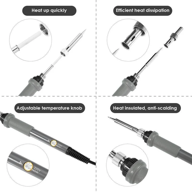 Multifunktionale Handy-Reparatur-Werkzeuge, Lötkolben-Set, einstellbare Temperatur, Schweißwerkzeug, fortschrittliches digitales Multimeter