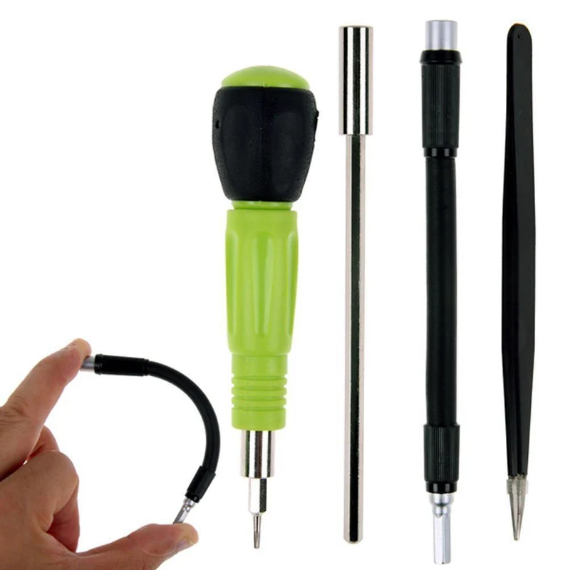 Multi-Bit-Präzisions-Torx-Schraubendreher-Set Torx-Schraubendreher-Pinzette Handy-PC PSP-Reparatur Demontage Handwerkzeug-Pack
