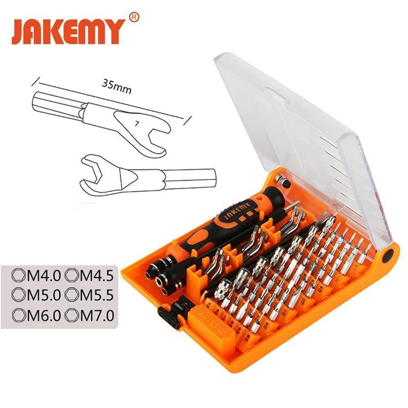 52 in 1 Professionelles Präzisions-Schraubendreher-Set, multifunktionales Handreparatur-Werkzeugset für Uhren, Mobiltelefone, PCs