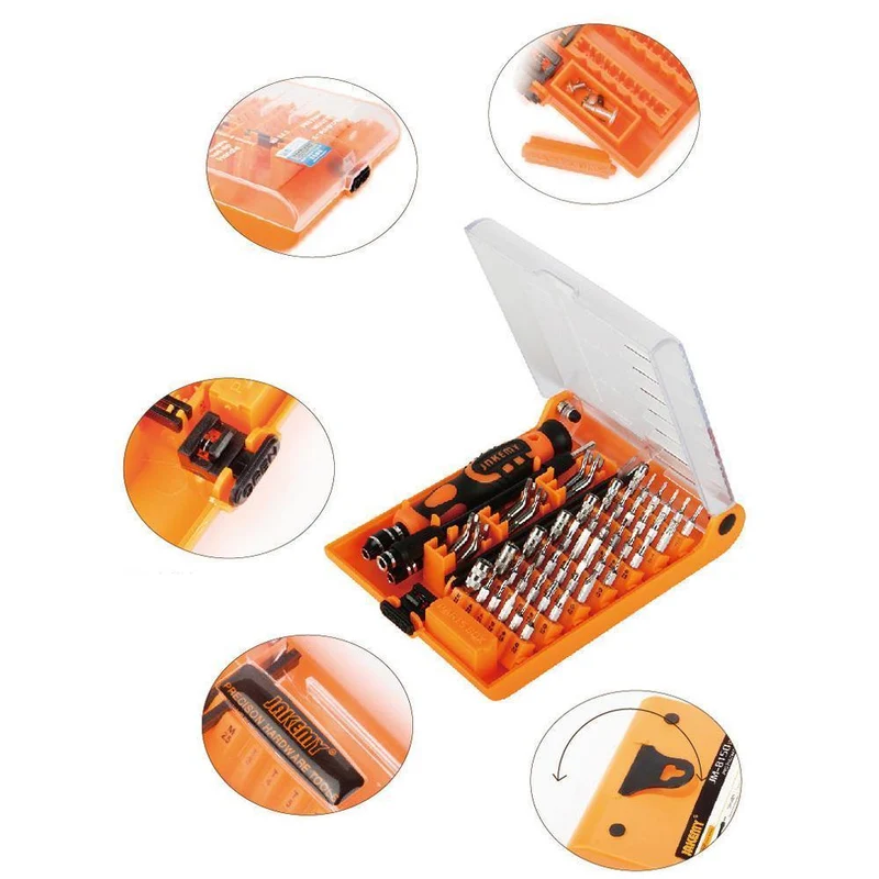 52 in 1 Professionelles Präzisions-Schraubendreher-Set, multifunktionales Handreparatur-Werkzeugset für Uhren, Mobiltelefone, PCs