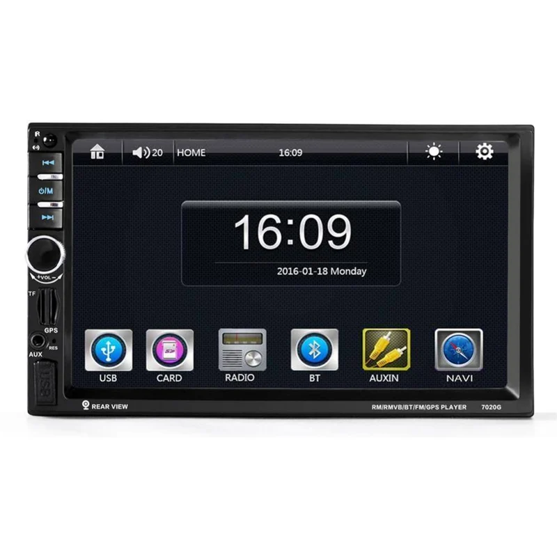 Auto Audio Autoradio 2 Din GPS Navigation 7 zoll LCD Touch Screen Auto Radio Stereo Bluetooth Auto Multimedia Player 2din