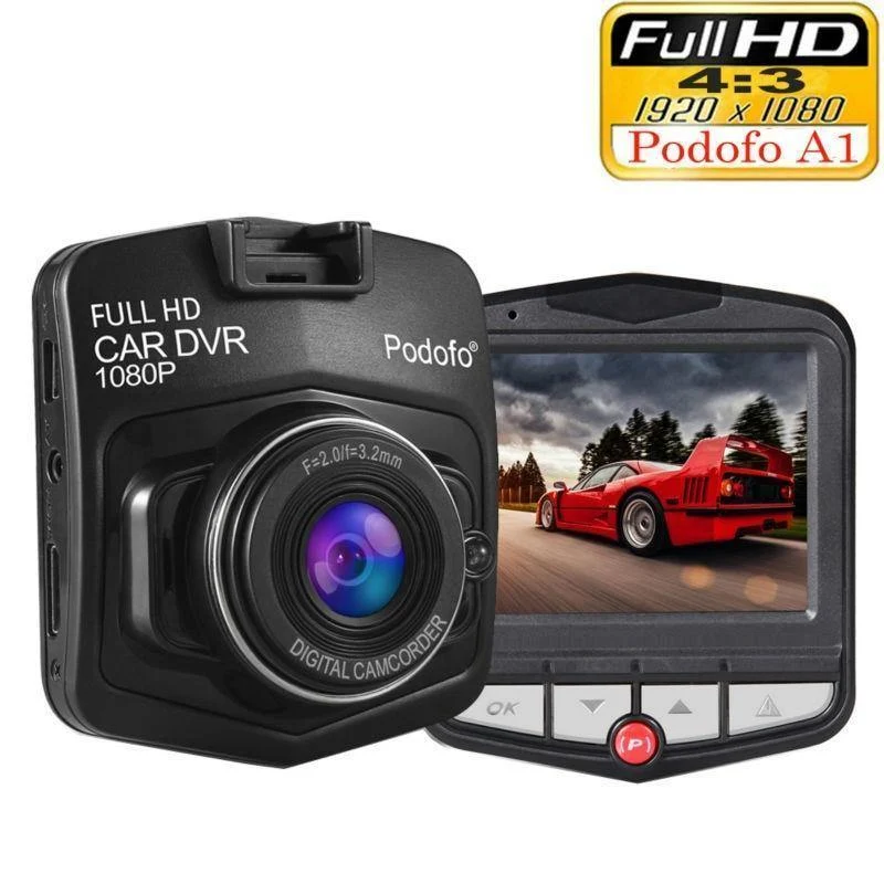 Original Podofo A1 Mini Auto DVR Kamera Dashcam Full HD 1080P Video Registrator Recorder G-sensor Nachtsicht Dash Cam