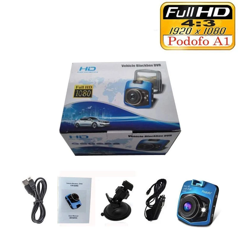 Original Podofo A1 Mini Auto DVR Kamera Dashcam Full HD 1080P Video Registrator Recorder G-sensor Nachtsicht Dash Cam