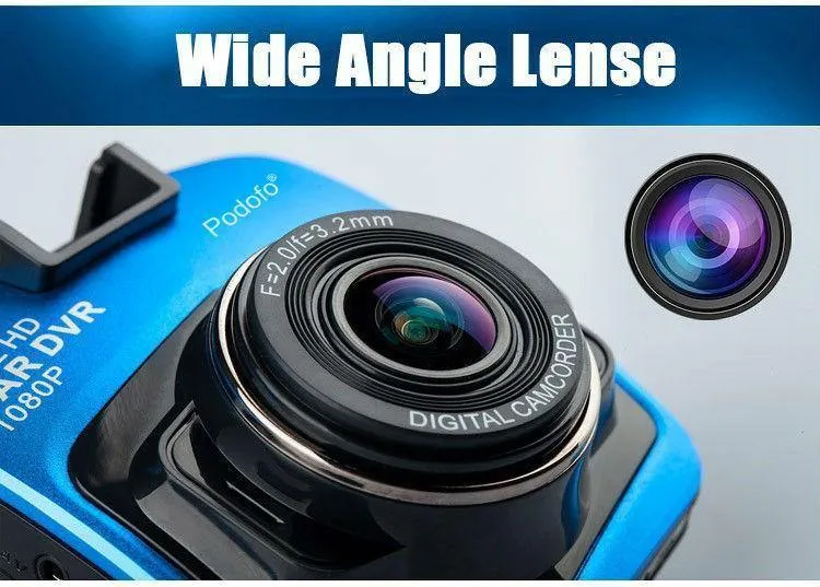 Original Podofo A1 Mini Auto DVR Kamera Dashcam Full HD 1080P Video Registrator Recorder G-sensor Nachtsicht Dash Cam