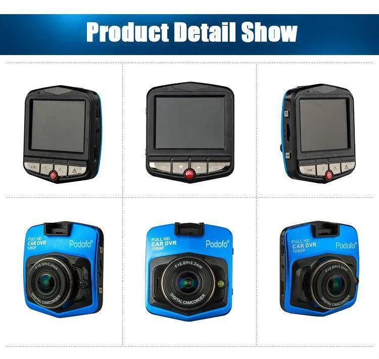 Original Podofo A1 Mini Auto DVR Kamera Dashcam Full HD 1080P Video Registrator Recorder G-sensor Nachtsicht Dash Cam