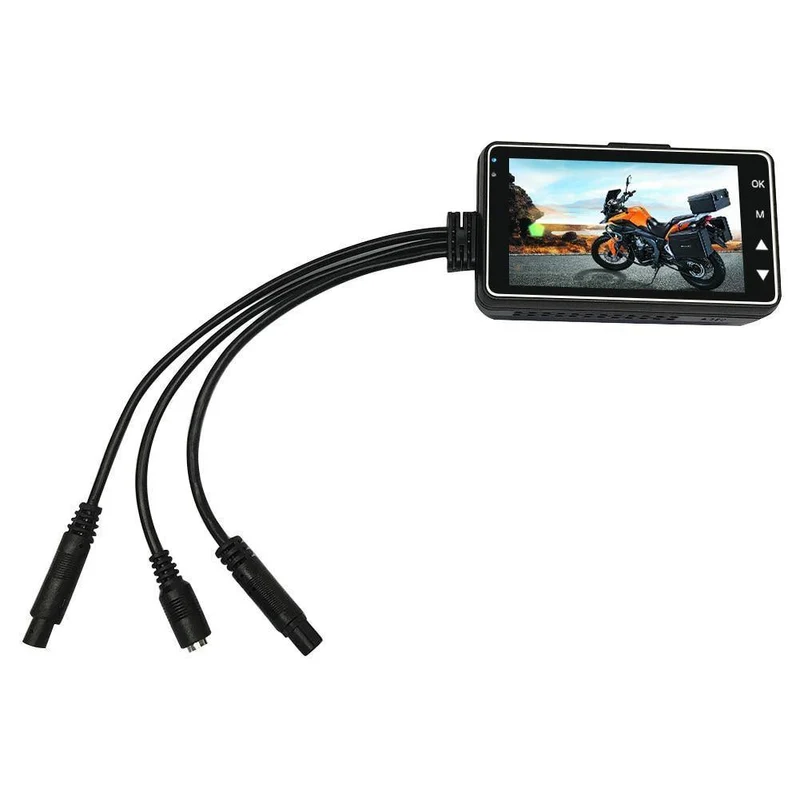 Motorradkamera DVR Motor Dash Cam mit spezieller Dual-Track Front Rear Recorder Motorrad Elektronik