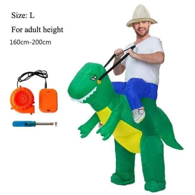 Karneval Kostüm Frauen Dinosaurier Cowboy Aufblasbare Kostüme Lustige Party Kleid Tier Cosply Halloween Kostüm für Kinder