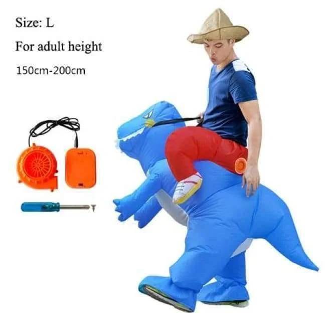 Karneval Kostüm Frauen Dinosaurier Cowboy Aufblasbare Kostüme Lustige Party Kleid Tier Cosply Halloween Kostüm für Kinder