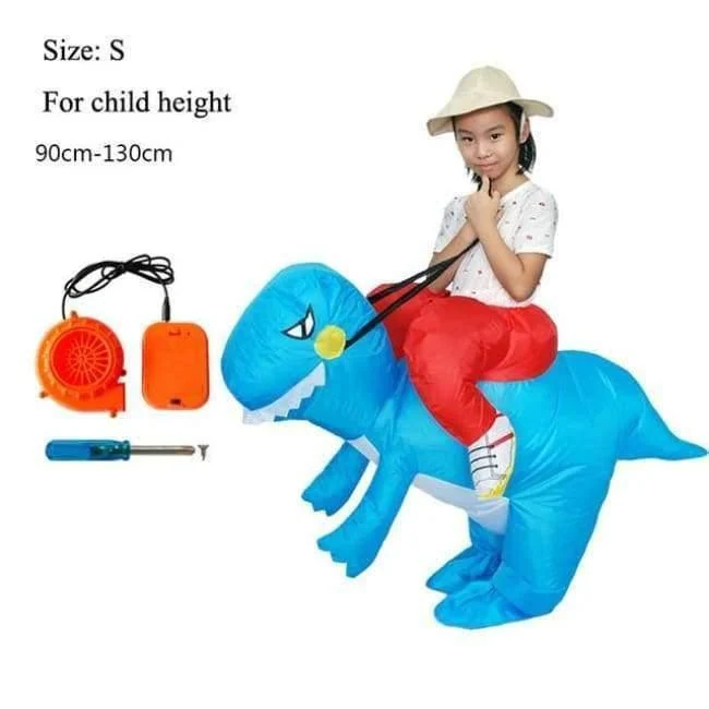 Karneval Kostüm Frauen Dinosaurier Cowboy Aufblasbare Kostüme Lustige Party Kleid Tier Cosply Halloween Kostüm für Kinder