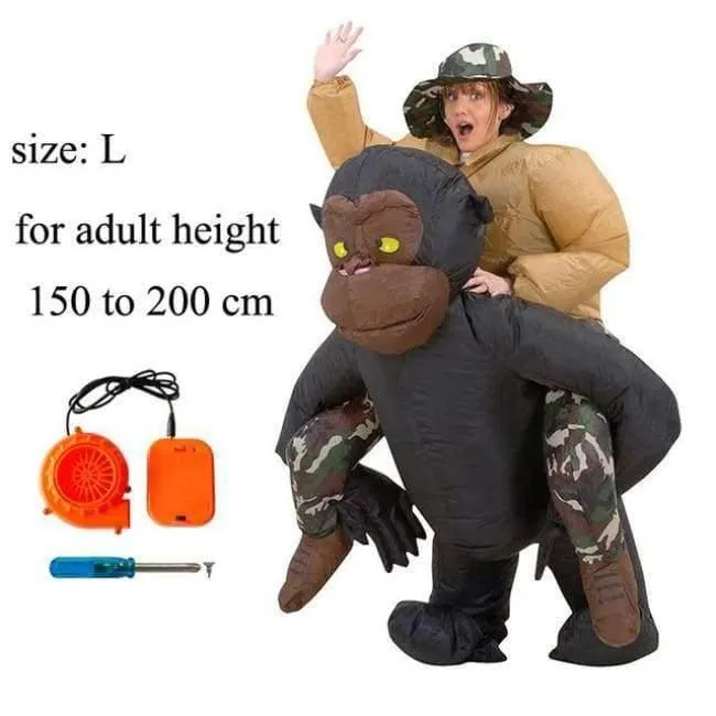 Karneval Kostüm Frauen Dinosaurier Cowboy Aufblasbare Kostüme Lustige Party Kleid Tier Cosply Halloween Kostüm für Kinder