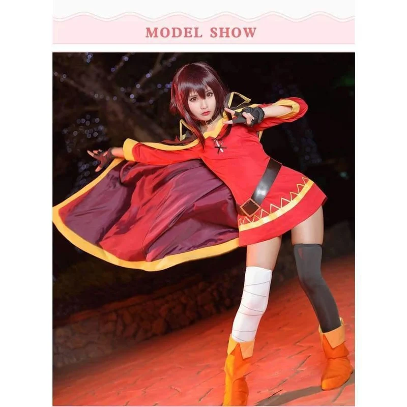KonoSuba Megumin Halloween Cosplay Anime Gottes Segen auf dieser wunderbaren Welt Cosplay Megumin KonoSuba Kostüm Frauen