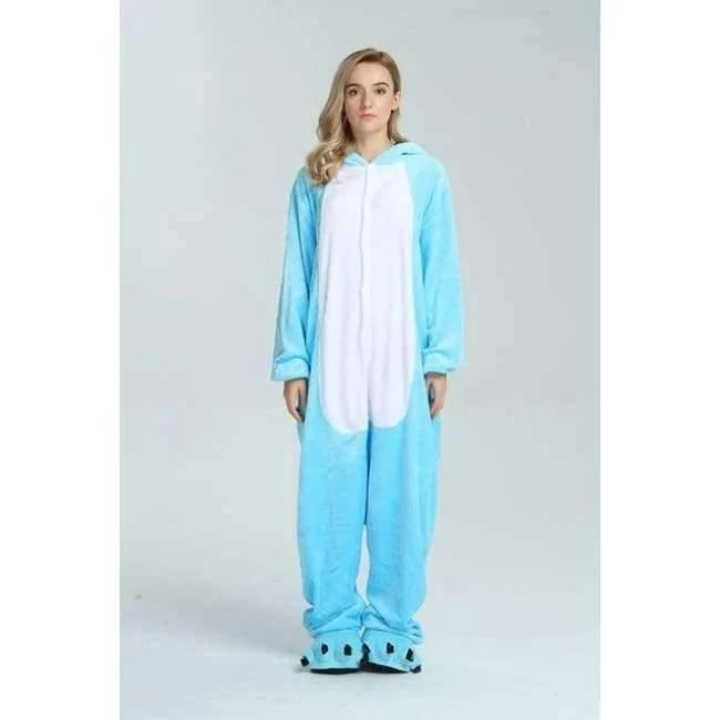 Halloween Großhandel Tier Stich Stern Einhorn onesie Erwachsene Unisex Cosplay Kostüm Frauen Pyjamas Nachtwäsche Erwachsene Winter