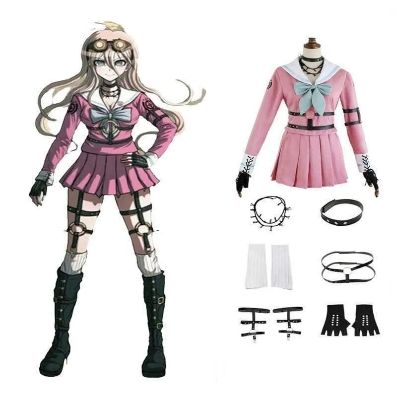 Kostüm Danganronpa V3: Tötung Harmonie Iruma Miu Kaninchen Uniform Halloween Weihnachten Anime nach Maß