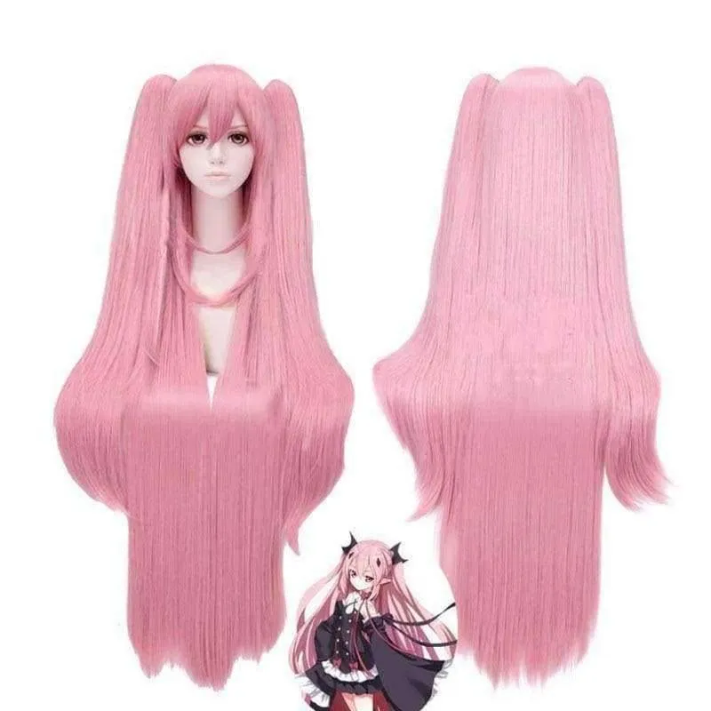 Owari Kein Seraph Des Endes Krul Tepes Perücken Cosplay Kostüme Lolita Kleid Vampir Uniformen 6Pcs / Set Für Halloween Party