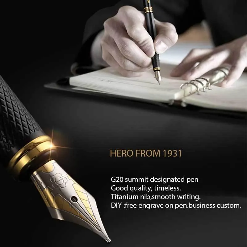 Füllfederhalter Geschenk 0.5 0.8 mm Original Authentic Writing Ink Hochwertige Luxus Iraurita reibungslos Stifte