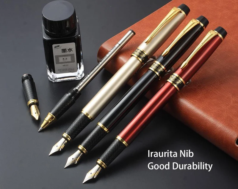 Füllfederhalter Geschenk 0.5 0.8 mm Original Authentic Writing Ink Hochwertige Luxus Iraurita reibungslos Stifte