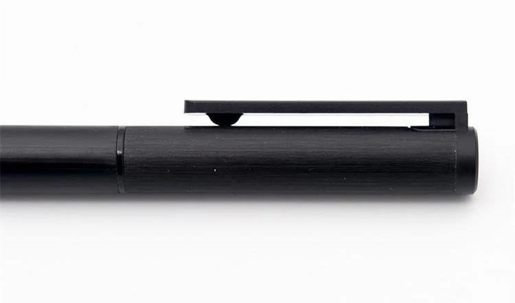 Luxuriöses schwarzes Füllfederhalter-Set, 0.5 mm F-Feder, Stahl-Tintenstifte für einfaches Geschäftsgeschenk, kostenloser Versand