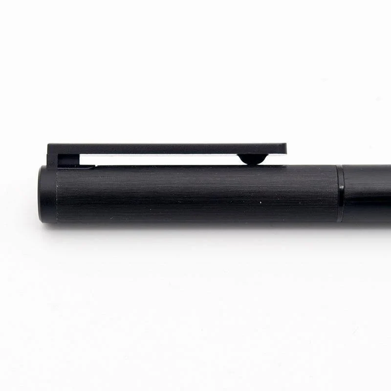 Luxuriöses schwarzes Füllfederhalter-Set, 0.5 mm F-Feder, Stahl-Tintenstifte für einfaches Geschäftsgeschenk, kostenloser Versand
