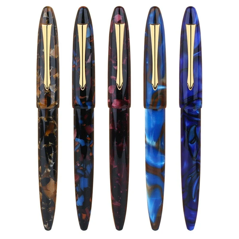 Acryl Füllfederhalter Iridium Fine Nib Konverter Stifte Luxus Geschenk Chic Hochzeit Signierstift Mit Box