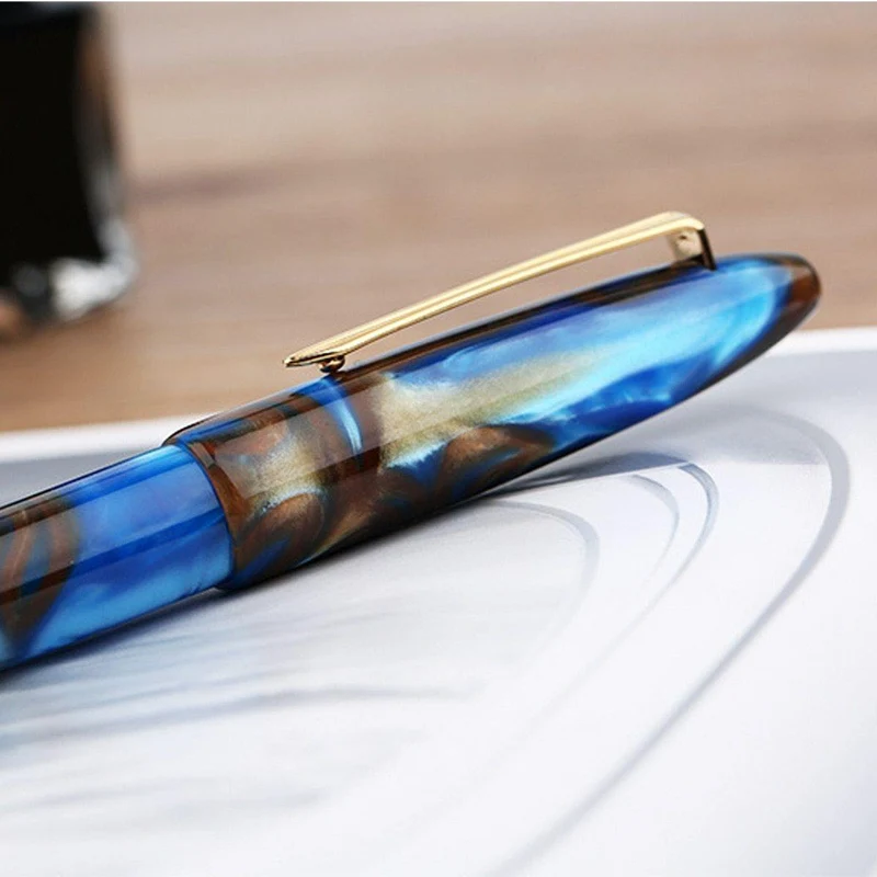 Acryl Füllfederhalter Iridium Fine Nib Konverter Stifte Luxus Geschenk Chic Hochzeit Signierstift Mit Box