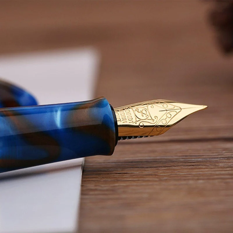 Acryl Füllfederhalter Iridium Fine Nib Konverter Stifte Luxus Geschenk Chic Hochzeit Signierstift Mit Box