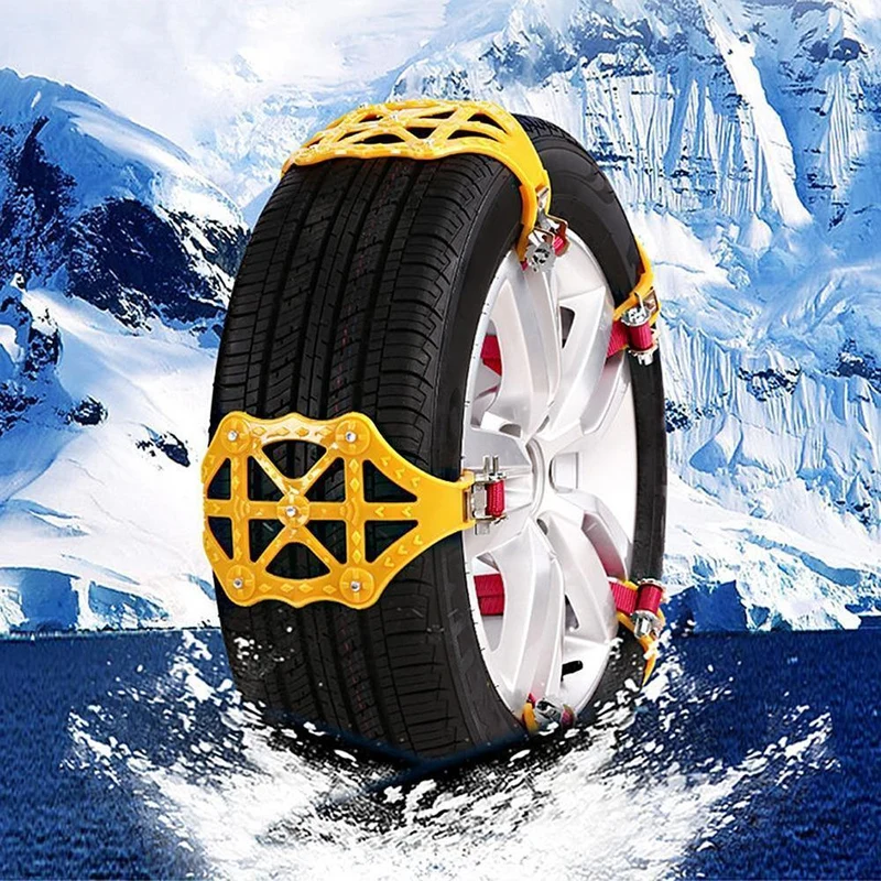 1x TPU Schneeketten Universal Car Suit Reifen Winter Roadway Safety Reifenketten Snow Climbing Mud Ground Anti Slip