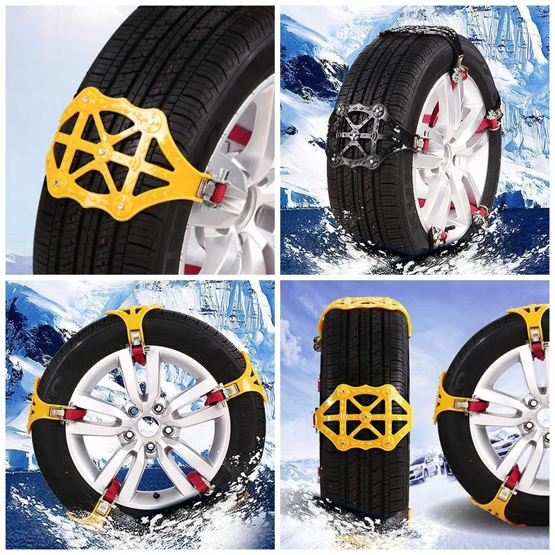 1x TPU Schneeketten Universal Car Suit Reifen Winter Roadway Safety Reifenketten Snow Climbing Mud Ground Anti Slip