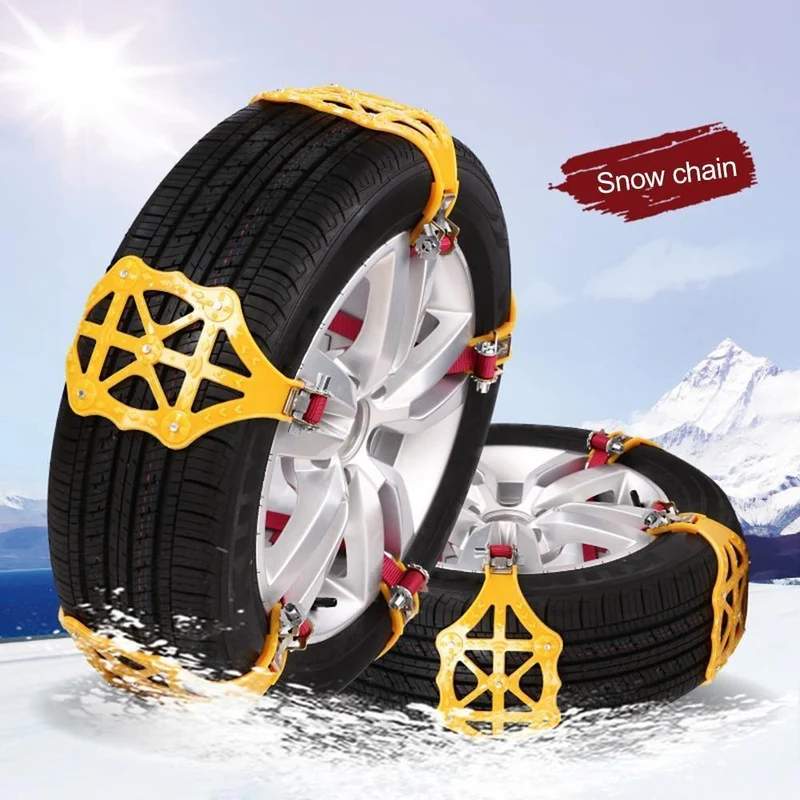 1x TPU Schneeketten Universal Car Suit Reifen Winter Roadway Safety Reifenketten Snow Climbing Mud Ground Anti Slip