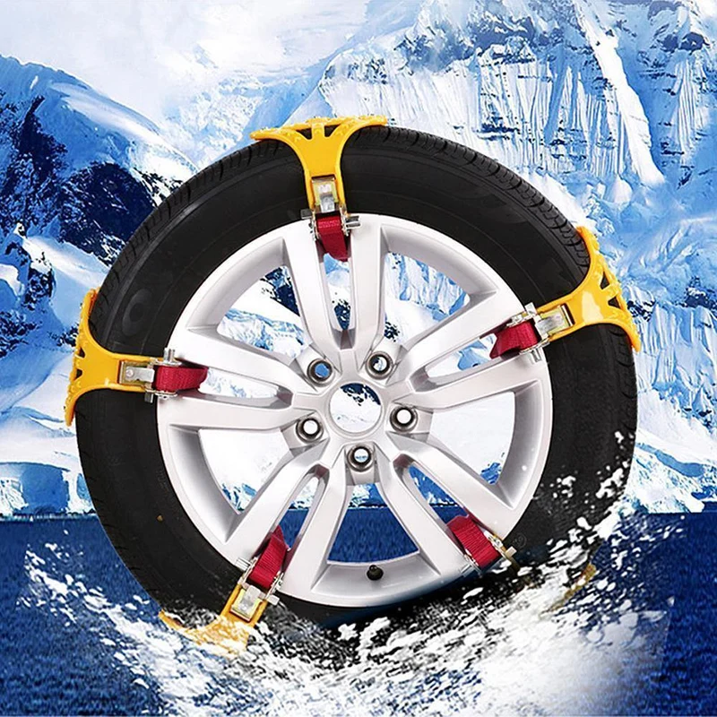 1x TPU Schneeketten Universal Car Suit Reifen Winter Roadway Safety Reifenketten Snow Climbing Mud Ground Anti Slip