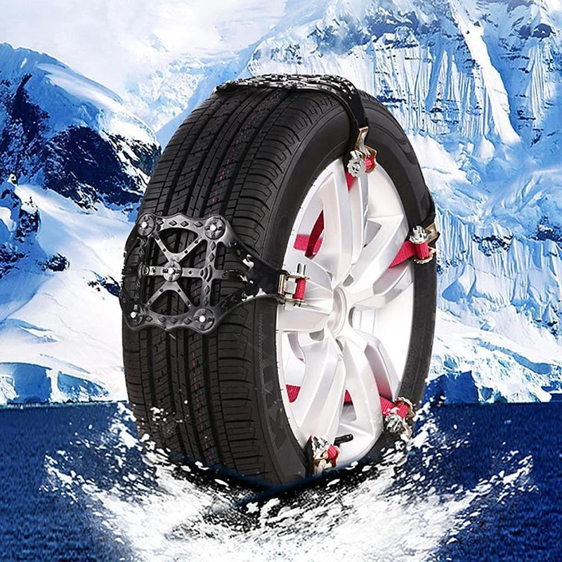 1x TPU Schneeketten Universal Car Suit Reifen Winter Roadway Safety Reifenketten Snow Climbing Mud Ground Anti Slip