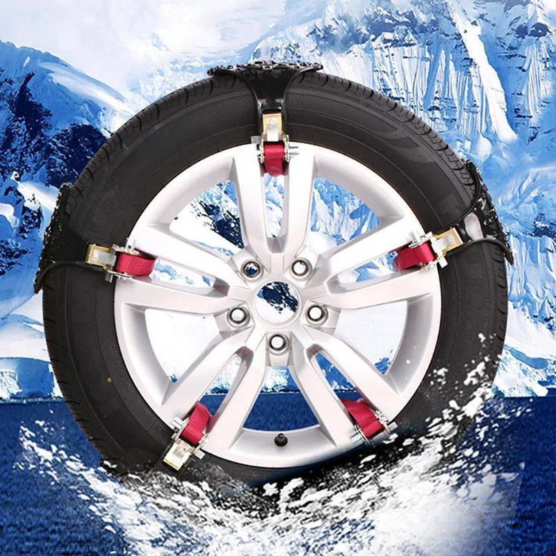 1x TPU Schneeketten Universal Car Suit Reifen Winter Roadway Safety Reifenketten Snow Climbing Mud Ground Anti Slip