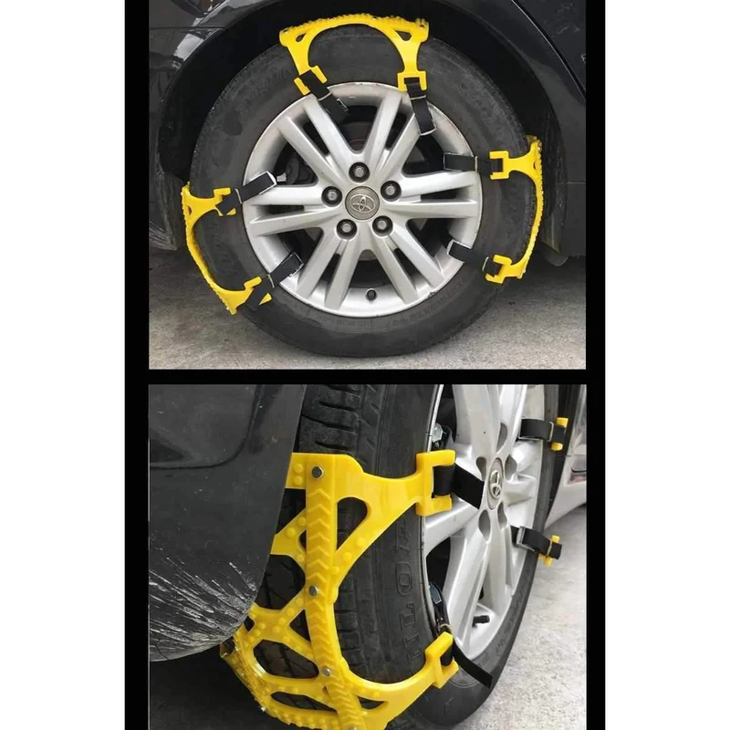 1 / 3 / 6pcs TPU Schneeketten Universal Car Suit Reifen Winter Roadway Safety Reifenketten Snow Climbing Mud Ground Anti Slip