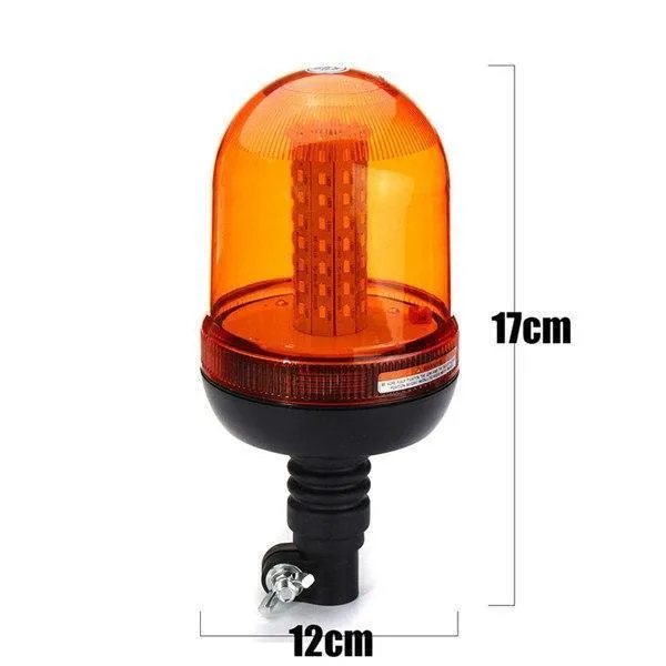 12V-24V 80 LED Auto Blinklicht Leuchtfeuer Warnleuchte Bernstein Lampe Ampel Verkehrssicherheit