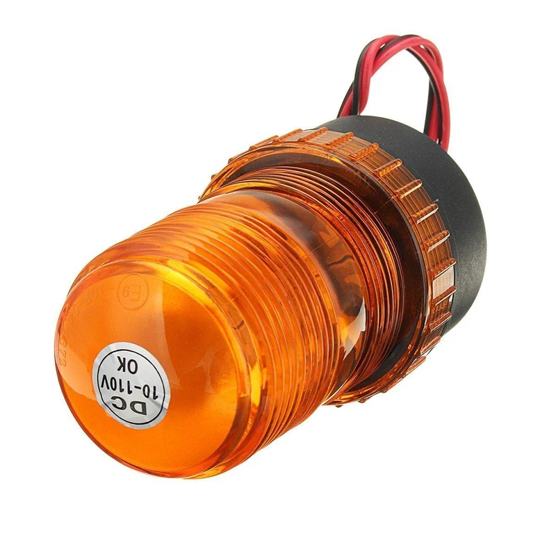 12V 24V LED rotierendes blinkendes bernsteinfarbenes Leuchtfeuer flexibles Blitzlicht Traktorwarnlicht Ampel Verkehrssicherheit
