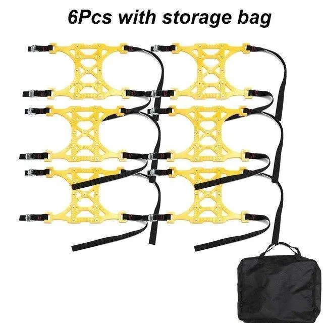 1 / 3 / 6pcs TPU Schneeketten Universal Car Suit 165-265mm Reifen Winter Roadway Safety Reifenketten Snow Climbing Mud Ground Anti Slip