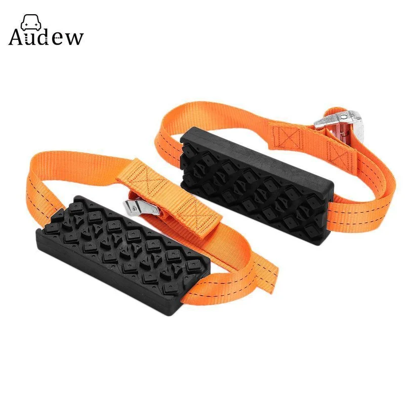 2PCS Auto Reifen Reifen Gürtel Schnee Ketten Universal Mini Kunststoff Winter Räder Auto-Styling Anti-Skid Autocross Outdoor fahrbahn Sicherheit