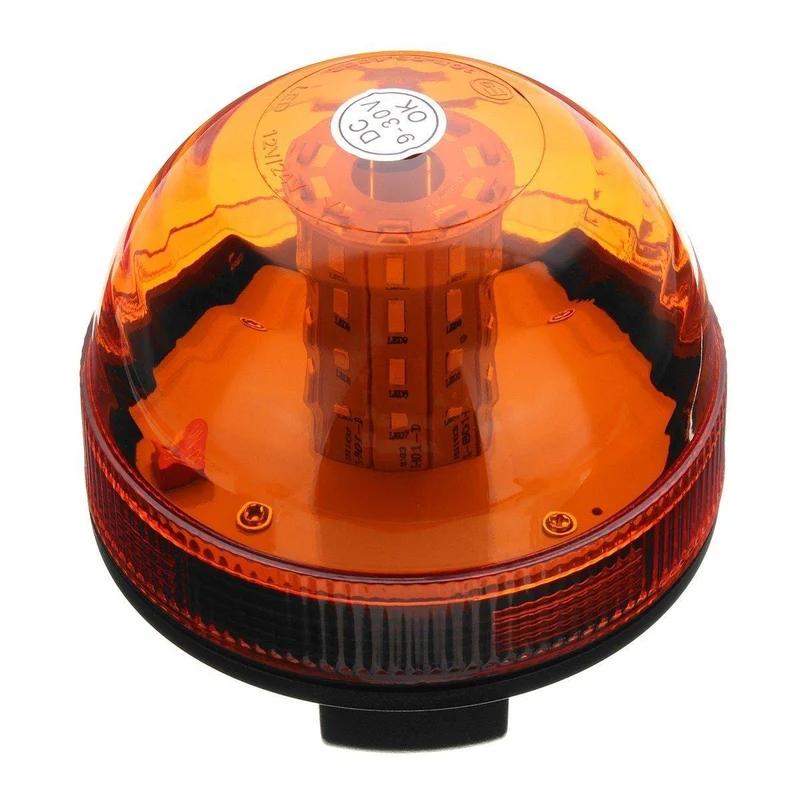 40 LED rotierendes blinkendes bernsteinfarbenes Leuchtfeuer flexibles Traktorwarnlicht Verkehrssicherheit