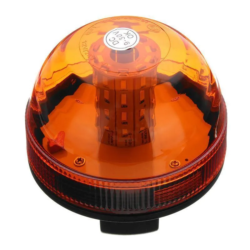 40 LED rotierendes blinkendes bernsteinfarbenes Leuchtfeuer flexibles Traktorwarnlicht Verkehrssicherheit